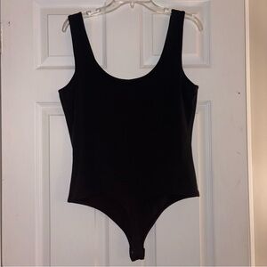 Express Black Body Contour Bodysuit Tank
